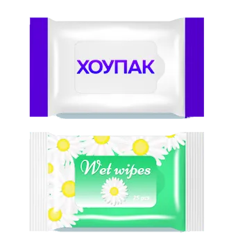 Упаковка для влажных салфеток
